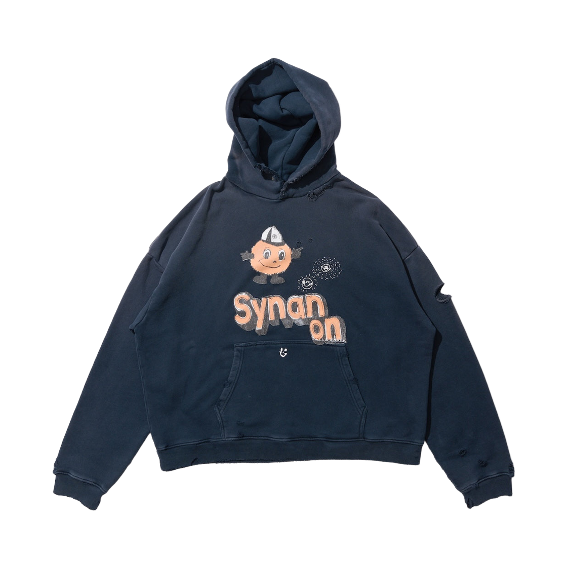 팔리 할리우드 시나논 후디 빈티지 블랙(Paly Hollywood Synanon Hoodie Vintage Black)