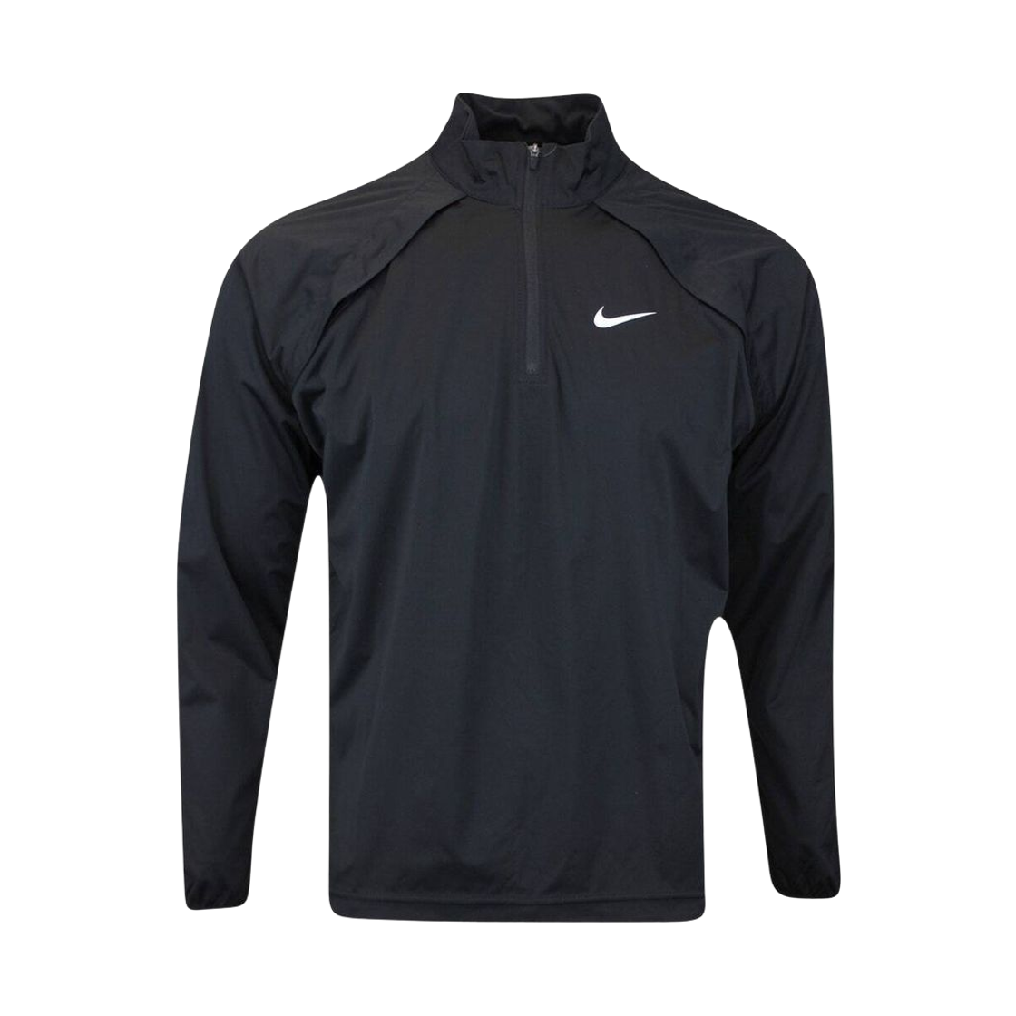 나이키 골프 리펠 투어 하프 집 자켓 블랙 화이트 - US/EU(Nike Golf Repel Tour Half Zip Jacket Black White - US/EU) - 1