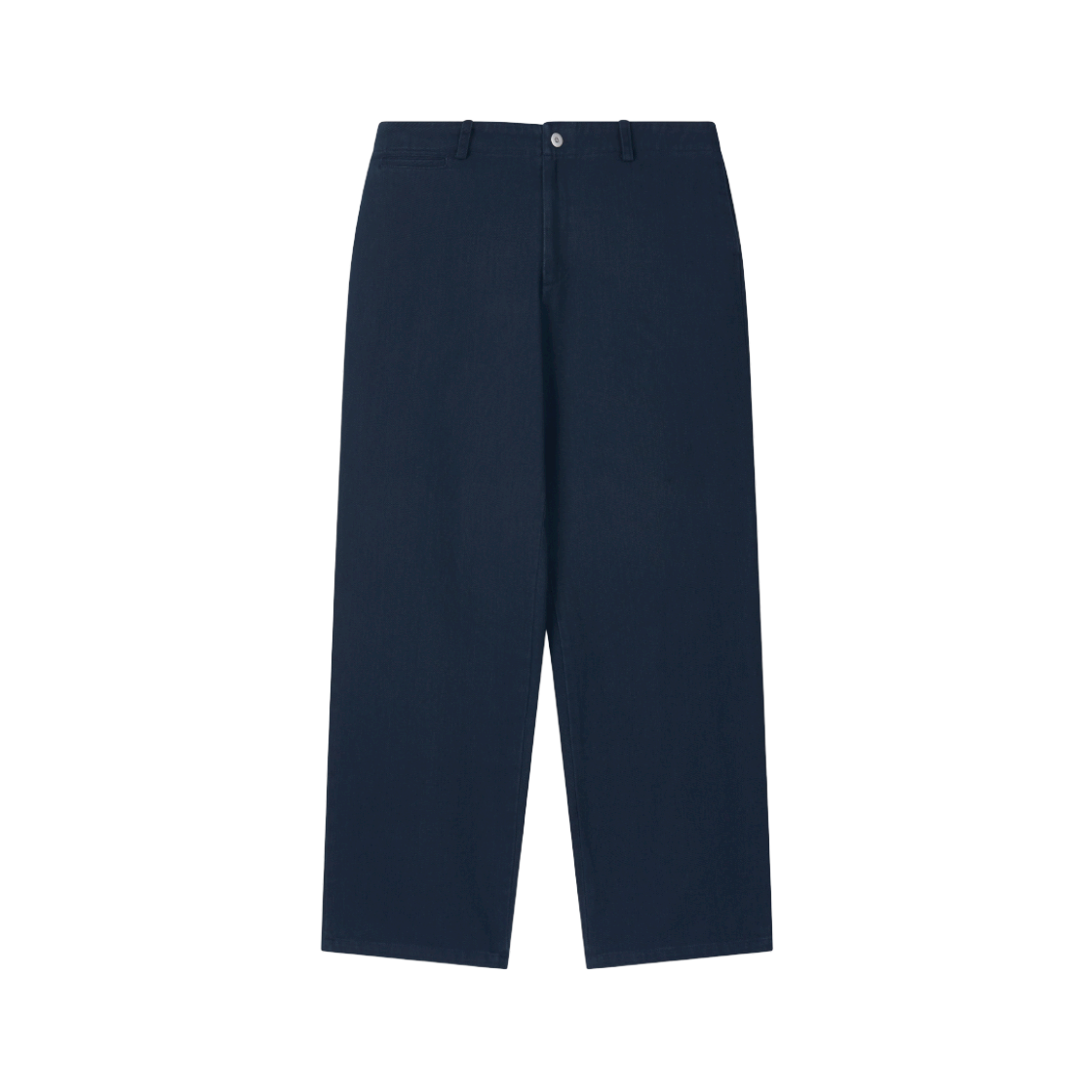 홍우성 워시드 트윌 코튼 트라우저 네이비(Hongwoosung Washed Twill Cotton Trousers Navy)