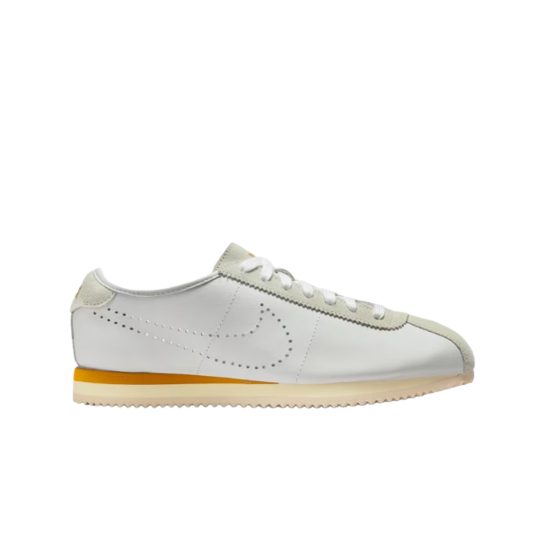 (W) 나이키 코르테즈 레더 화이트 라이트 본((W) Nike Cortez Leather White Light Bone)