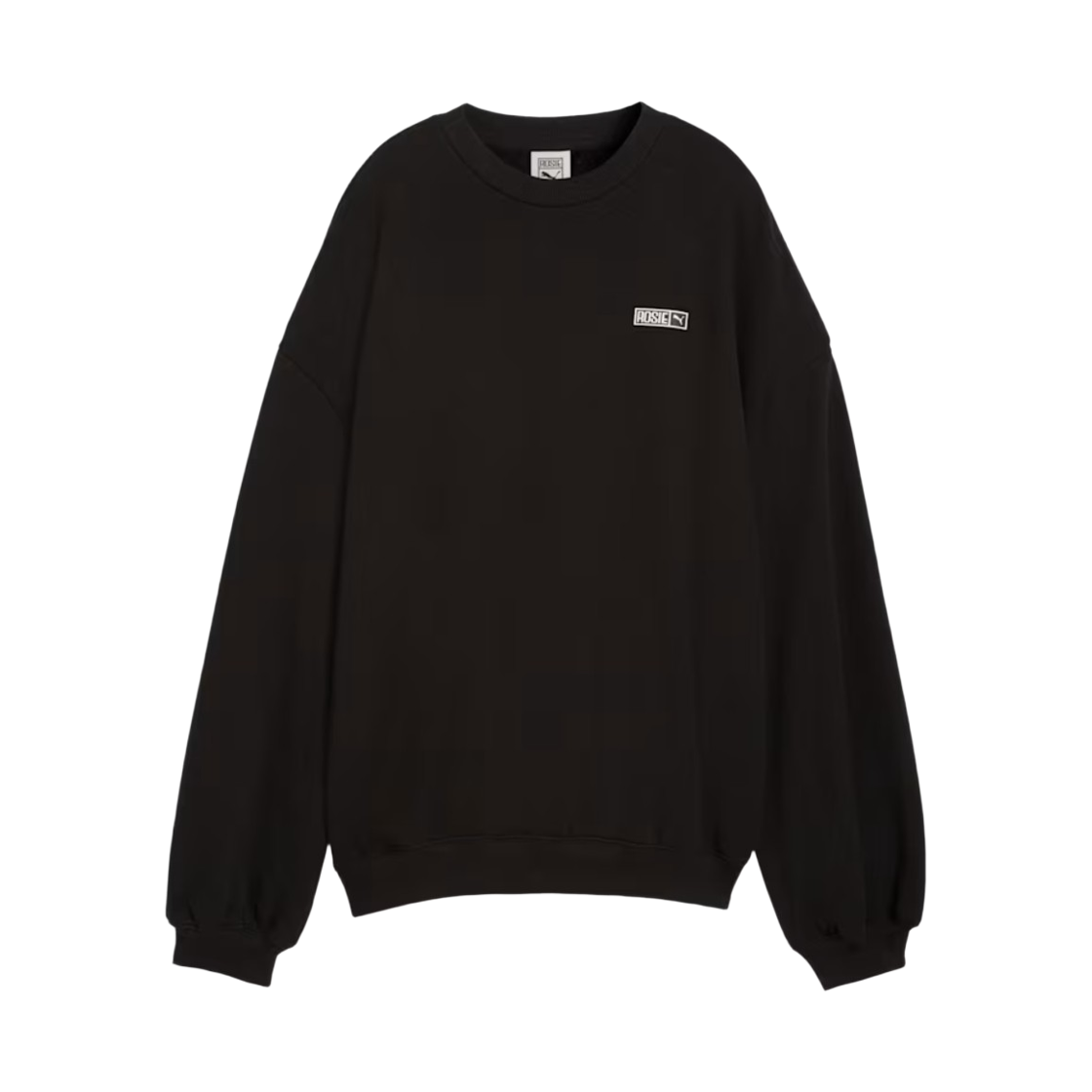 633803-01 (W) Puma x Rosé Oversized Crew Sweatshirt Black