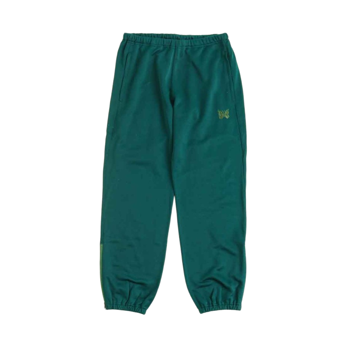 NS259 Needles Zipped Track Pants Green