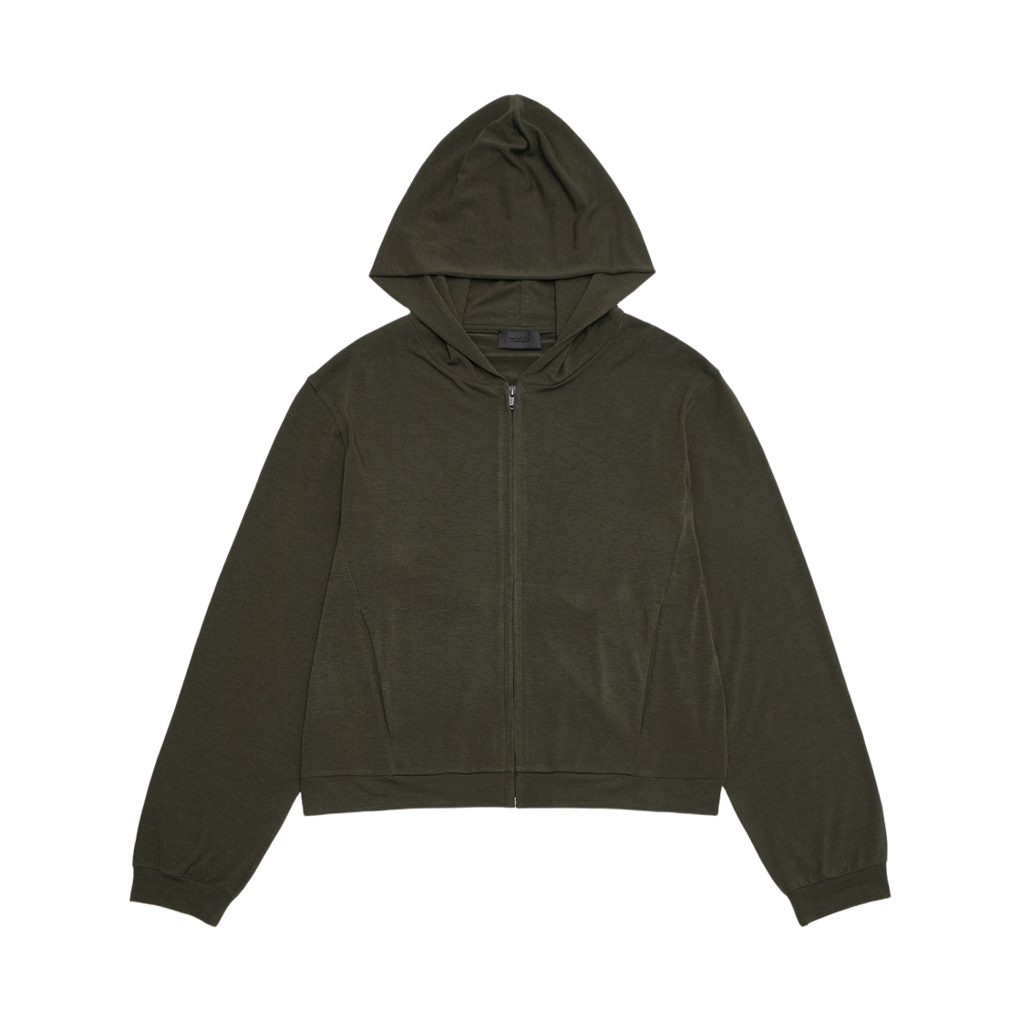 - Mudule Lounge Hoodie Zip Up Olive