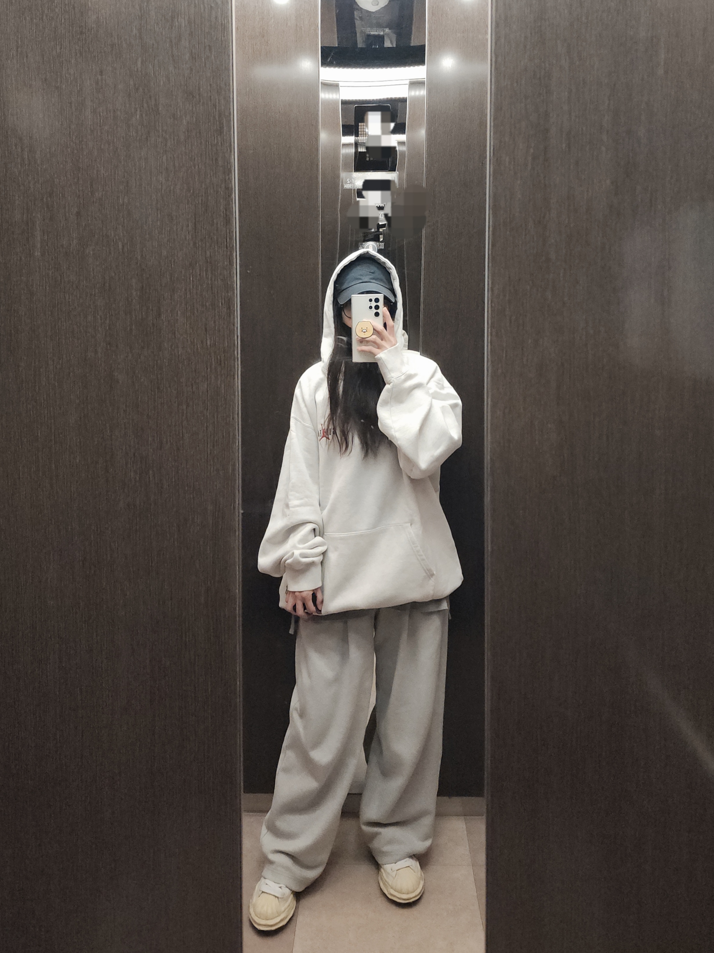 Supreme x Jordan Hooded Sweatshirt Ash Grey - 24FW, Maison Mihara Yasuhiro Blakey VL OG Sole Leather Low-top Sneakers White 착용 스타일