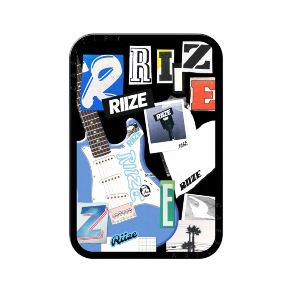 케이스티파이 x 라이즈 겟 어 기타 스내피 맥세이프 카드홀더 스탠드(Casetify x Riize Get A Guitar Snappy Magsafe Cardholder Stand)