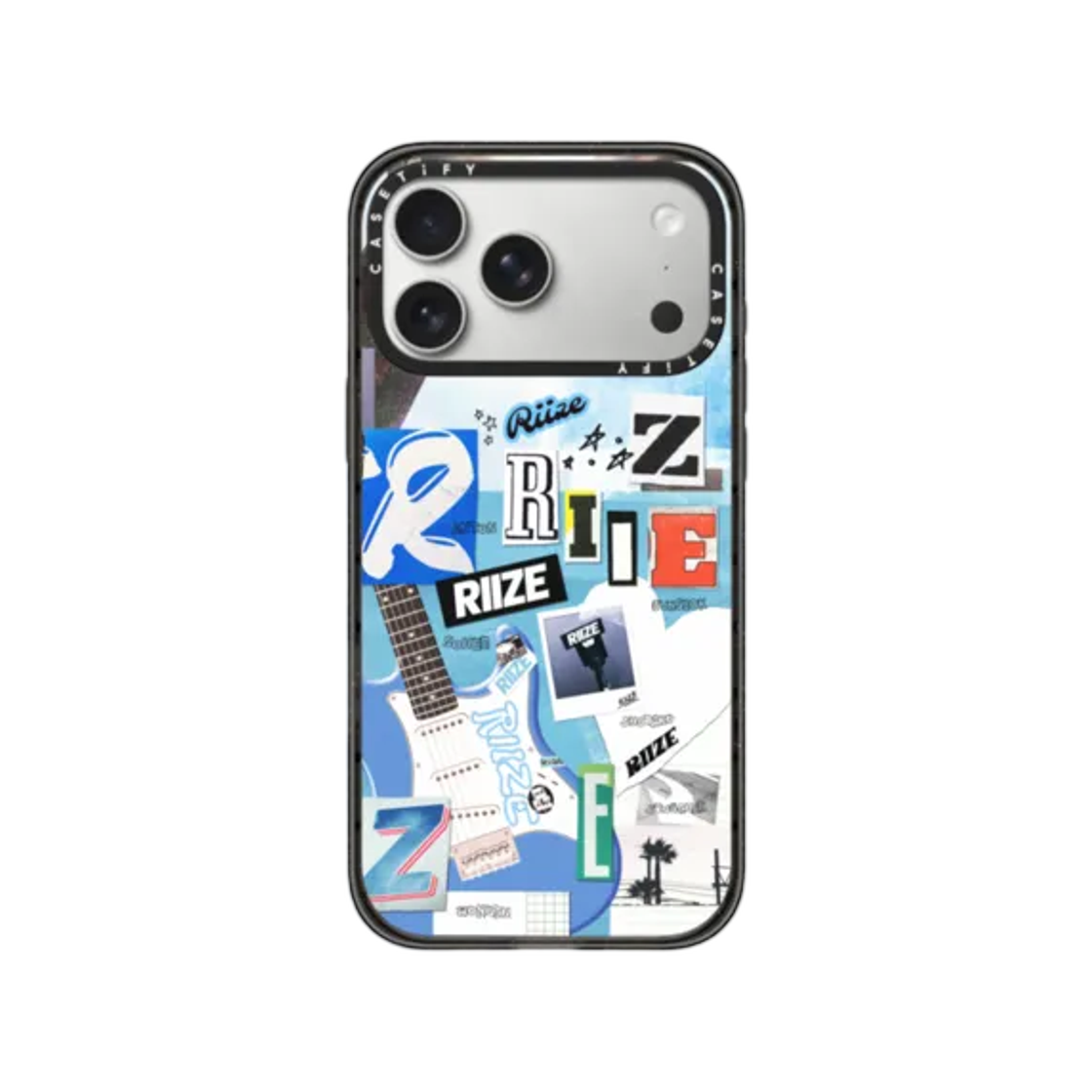 케이스티파이 x 라이즈 아이폰 겟 어 기타 콜라주 맥세이프 임팩트 케이스