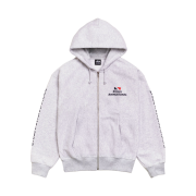 Stussy International Zip Hoodie Ash Heather