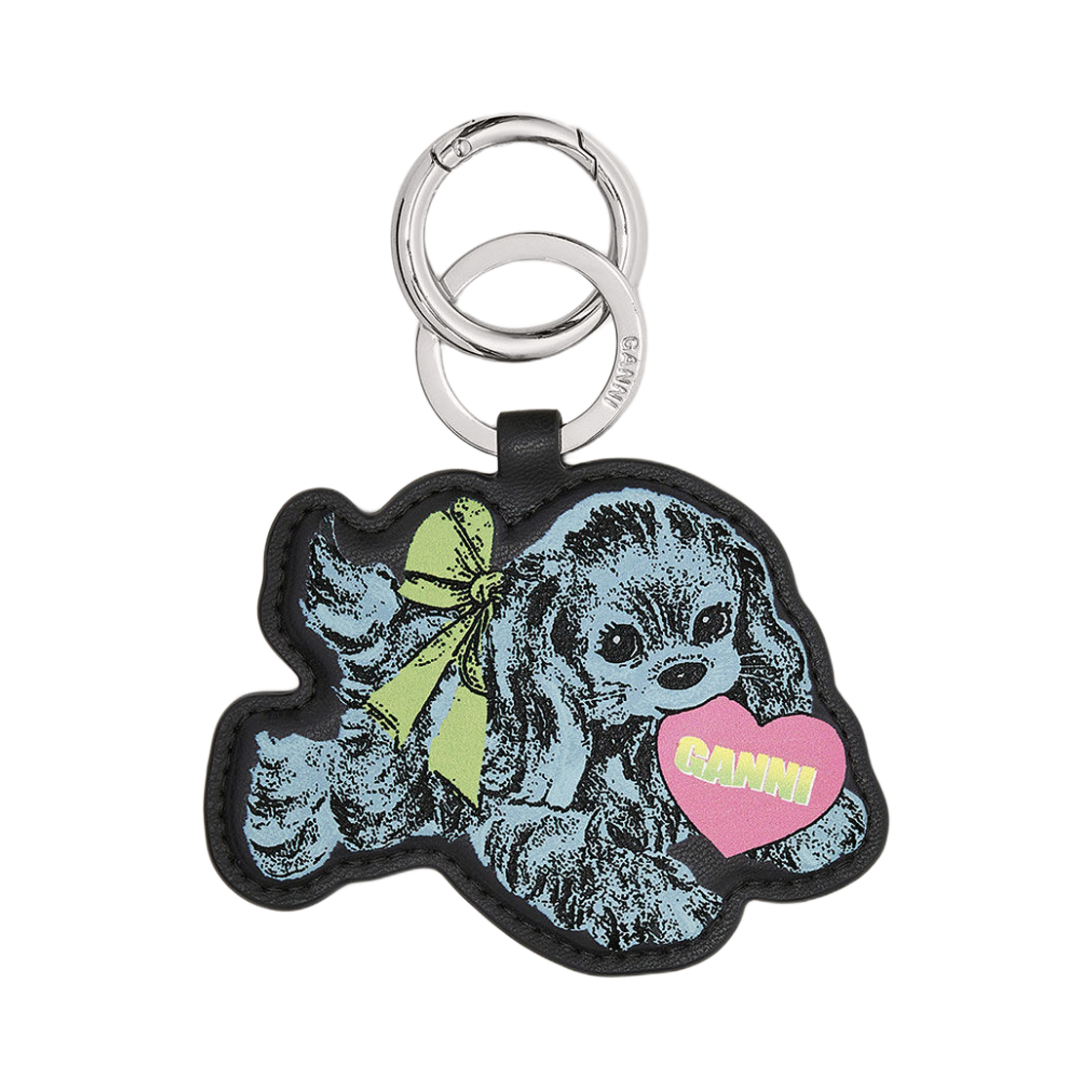 A7059-646 Ganni Puppy Keyring Baby Blue