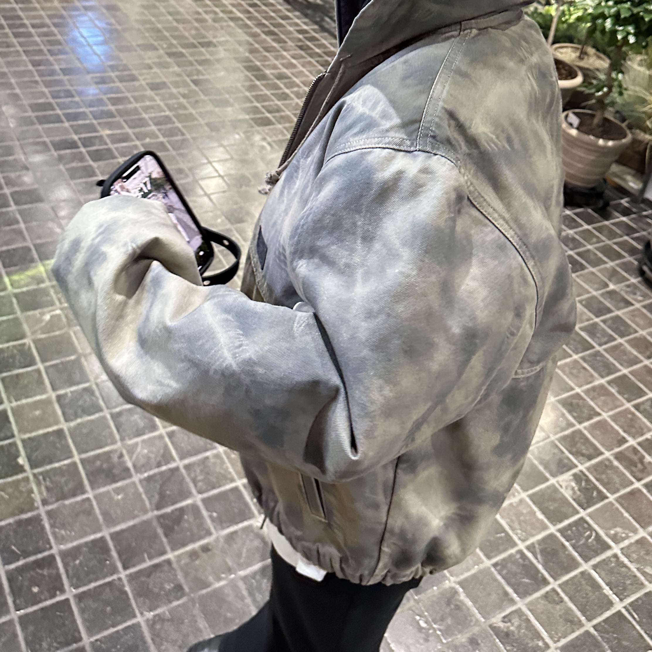 Stussy Stenpat Camo Work Jacket North Fork 착용 스타일