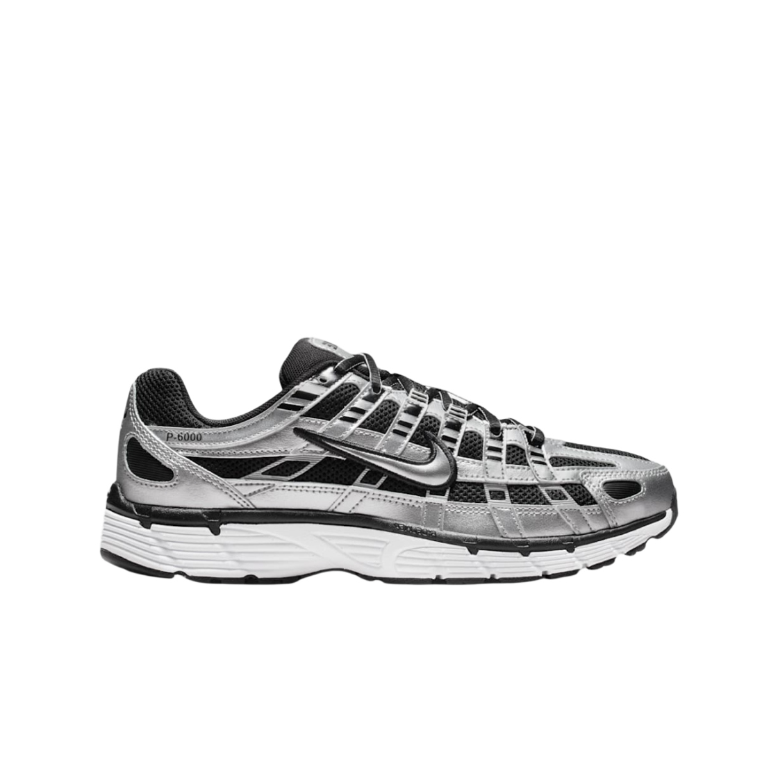 (W) 나이키 P-6000 메탈릭 실버 블랙((W) Nike P-6000 Metallic Silver Black)