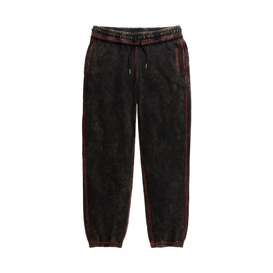 에이치앤엠 x 글렌 마틴스 프린트 트랙 팬츠 다크 브라운(H&M x Glenn Martens Print Track Pants Dark Brown)