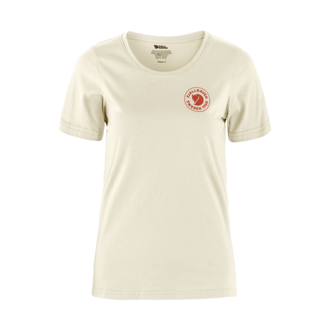(W) 피엘라벤 1960 로고 티셔츠 초크 화이트((W) Fjallraven 1960 Logo T-Shirt Chalk White)