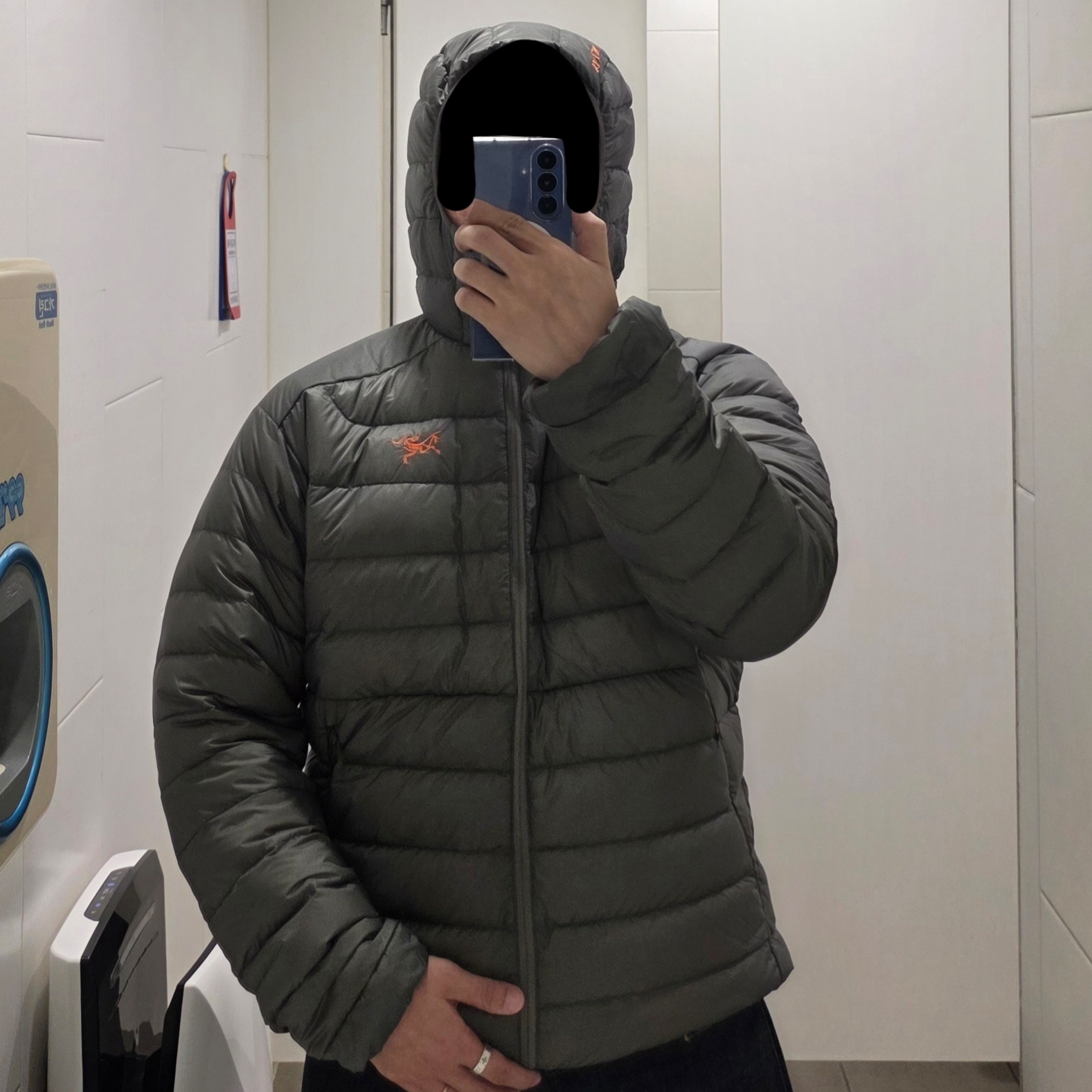 Arc'teryx Cerium Hoody Forage Verve 착용 스타일