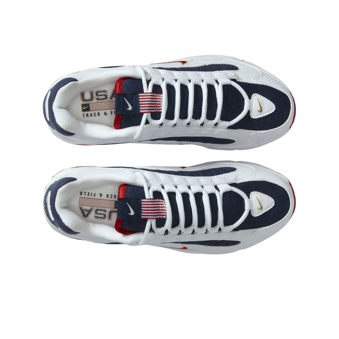 (W) 나이키 에어맥스 트라이엑스 USA 미드나잇 네이비 유니버시티 레드((W) Nike Air Max Triax USA Midnight Navy University Red) - 2