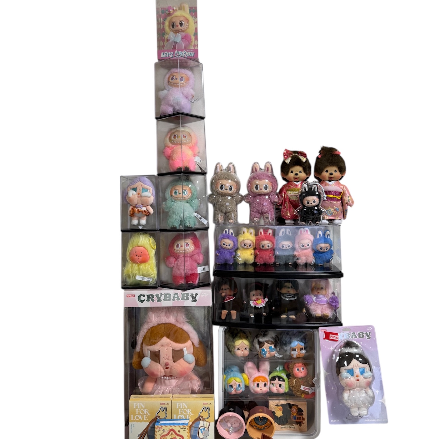 Pop Mart Twinkle Twinkle Sweet Dreams Forecast Series Plush Pendant Mess In Wind (Opened Case) 착용 스타일
