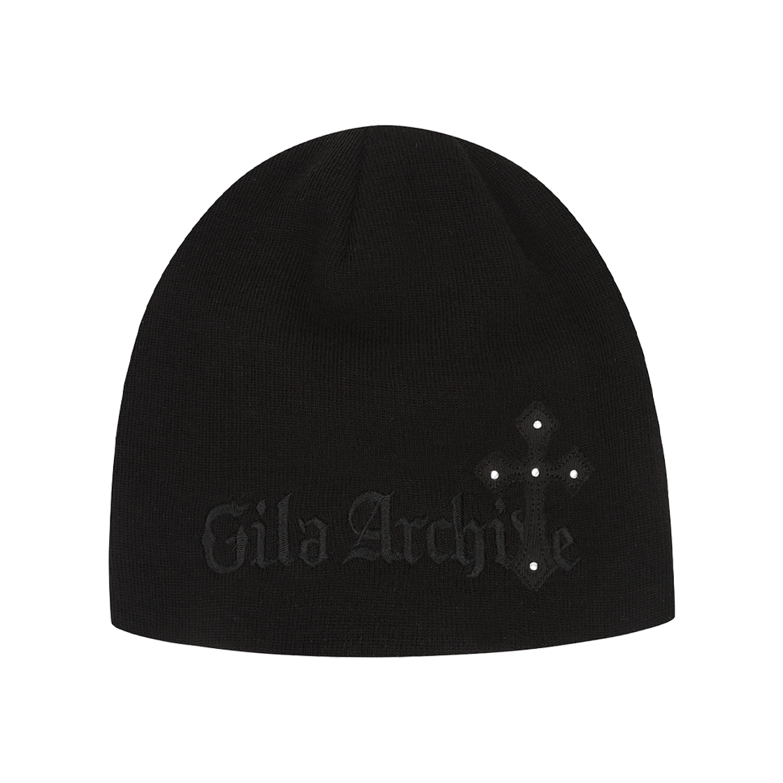 GL25WIAC03BK Gila Archive Cross Patched Logo Beanie Black