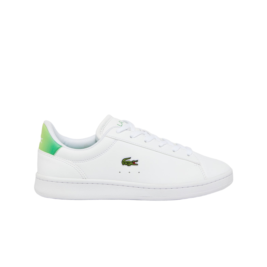 (키즈) 라코스테 카나비 세트 스니커즈 화이트 그린((Kids) Lacoste Carnaby Set Sneakers White Green)