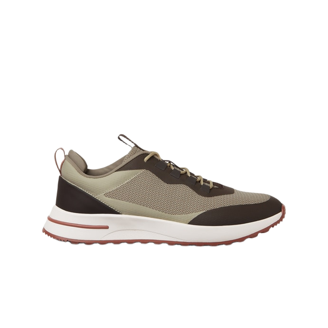 FAM1718-F7HB Loro Piana Week-End Walk Sneakers Steppe