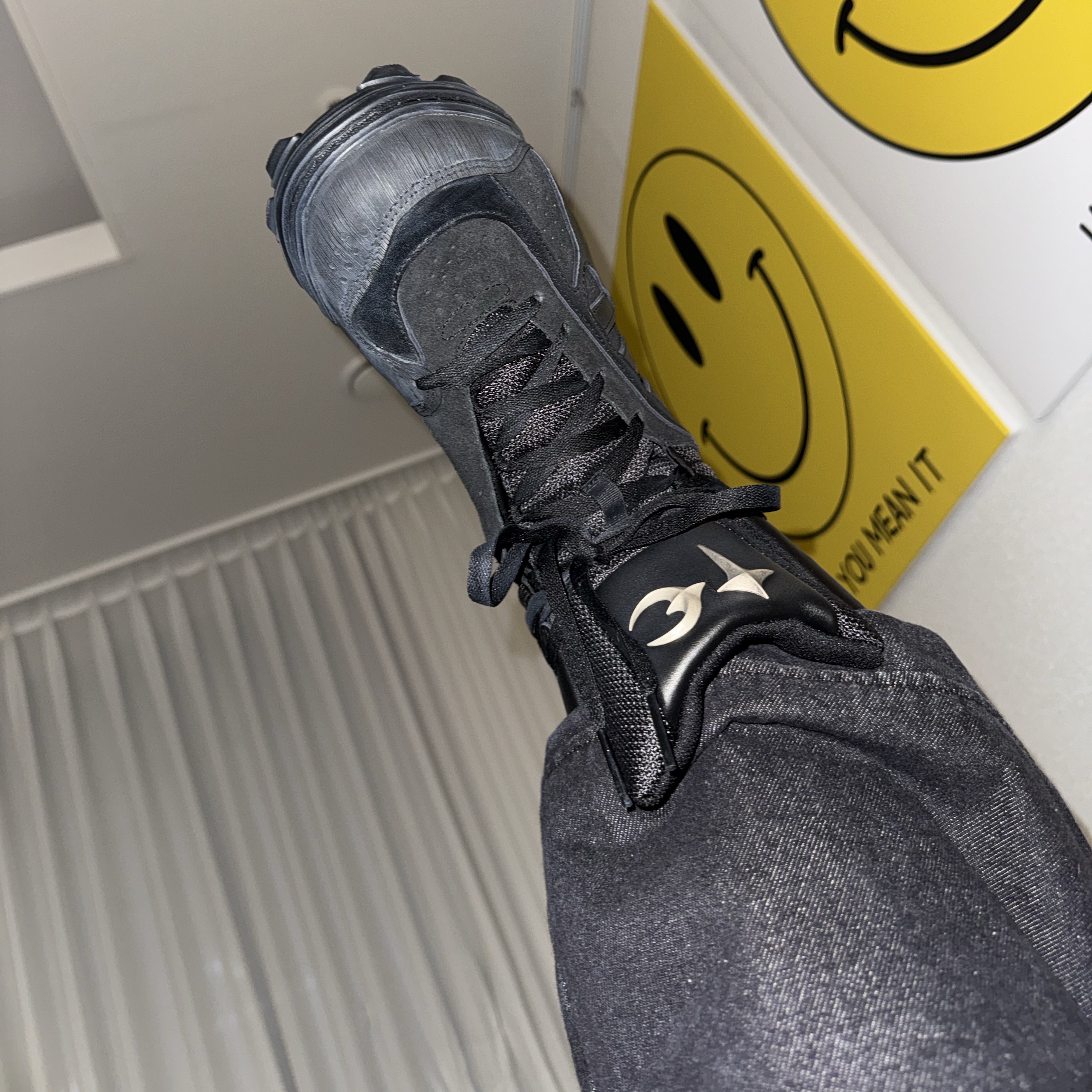 Adidas x Thug Club GSG9 Boot Core Black Core Black 착용 스타일