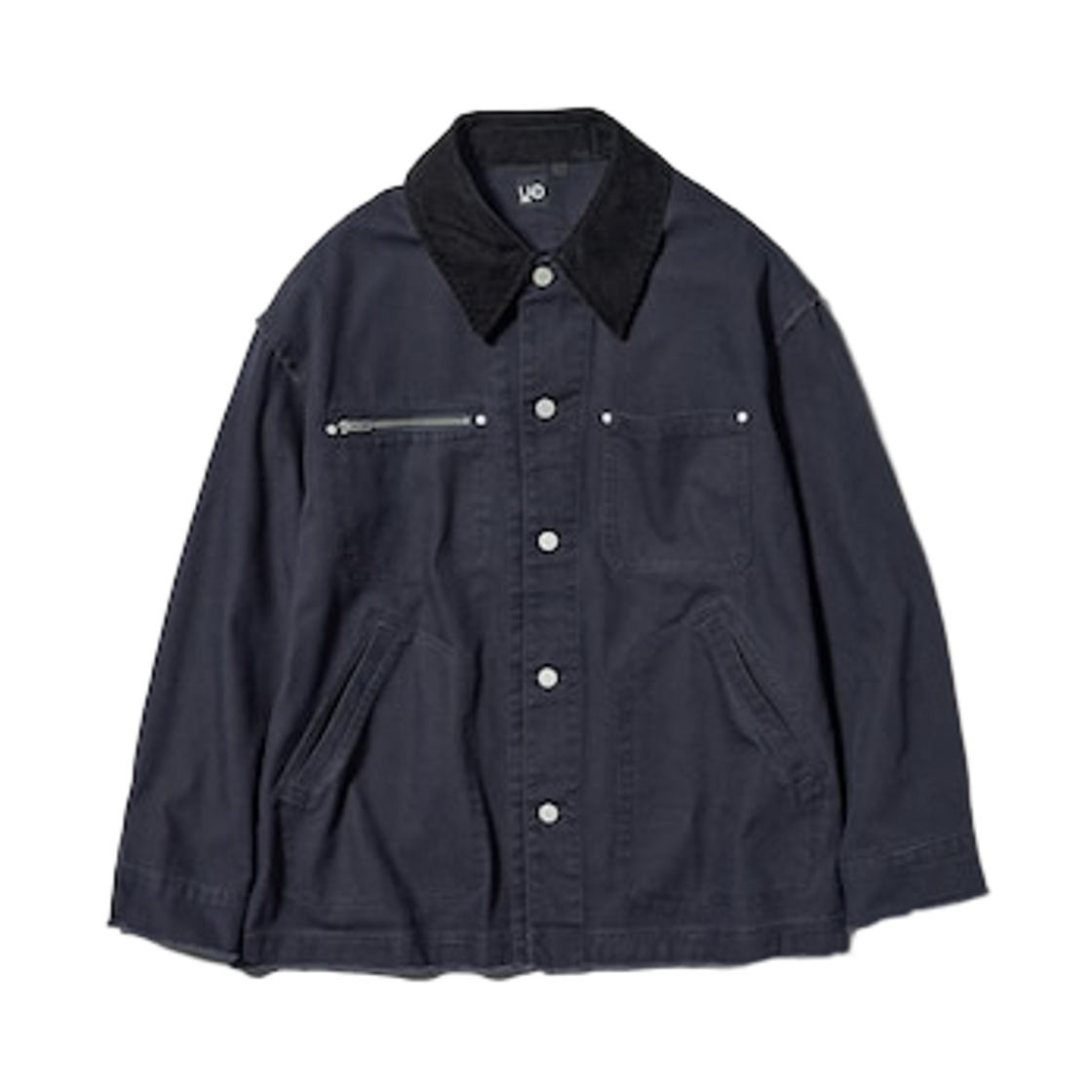 358502-69 GU x Undercover Coverall Jacket Navy