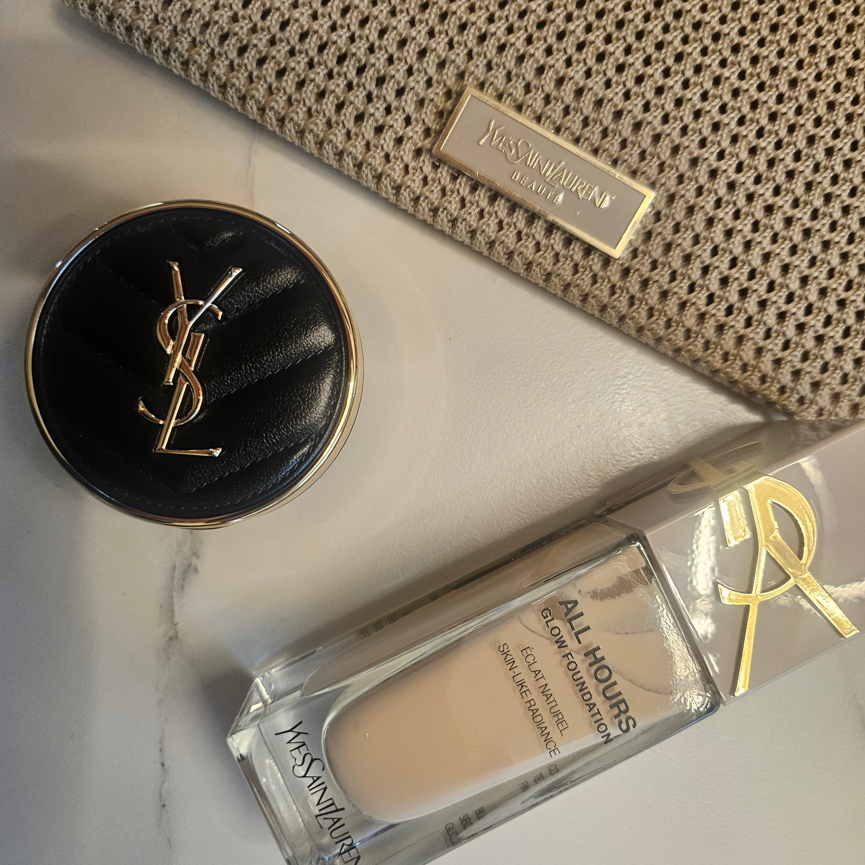Yves Saint Laurent All-Hours Glow Foundation SPF39 PA+++ 25ml LC 1 착용 스타일