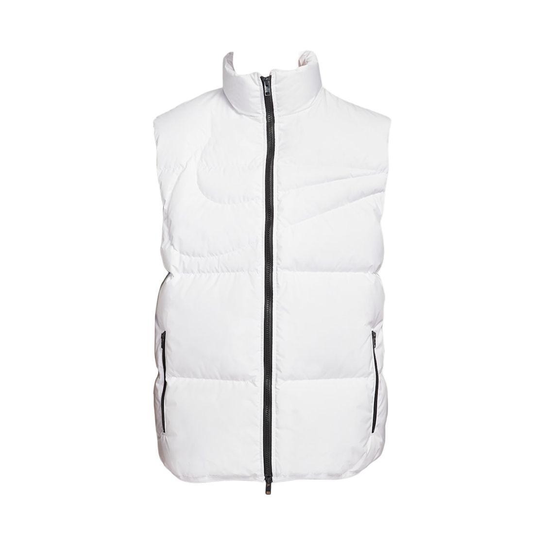 나이키 NSW 클럽 써마핏 루즈핏 베스트 화이트 - 아시아(Nike NSW Club Therma-Fit Loose Fit Vest White - Asia)