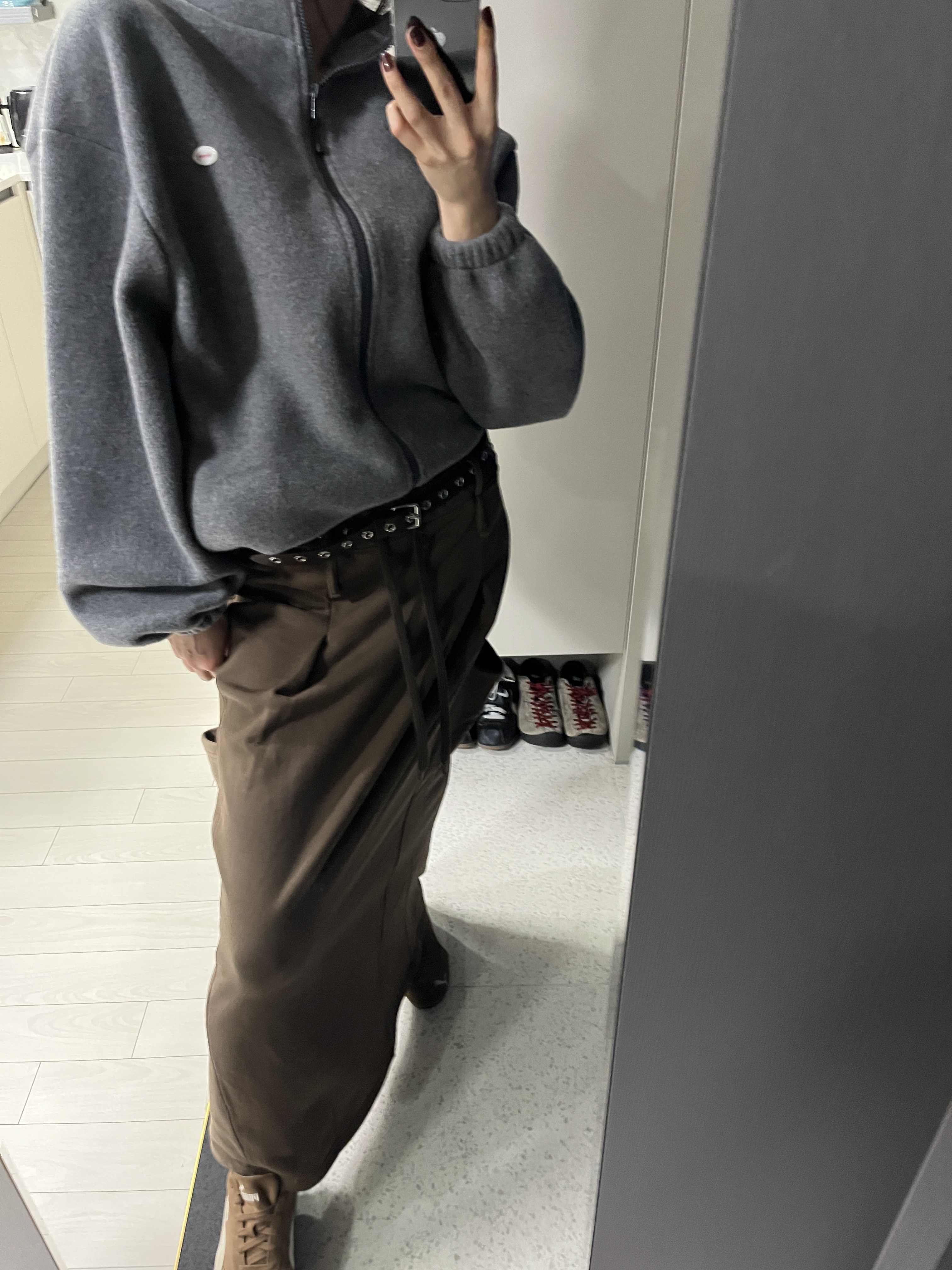 Puma Speedcat Archive Haute Coffee Frosted Ivory 착용 스타일 - 9