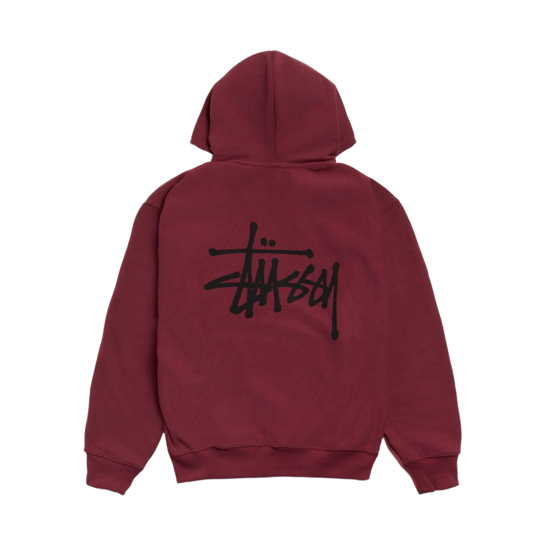 1975000 Stussy Basic Stussy Zip Hoodie Wine
