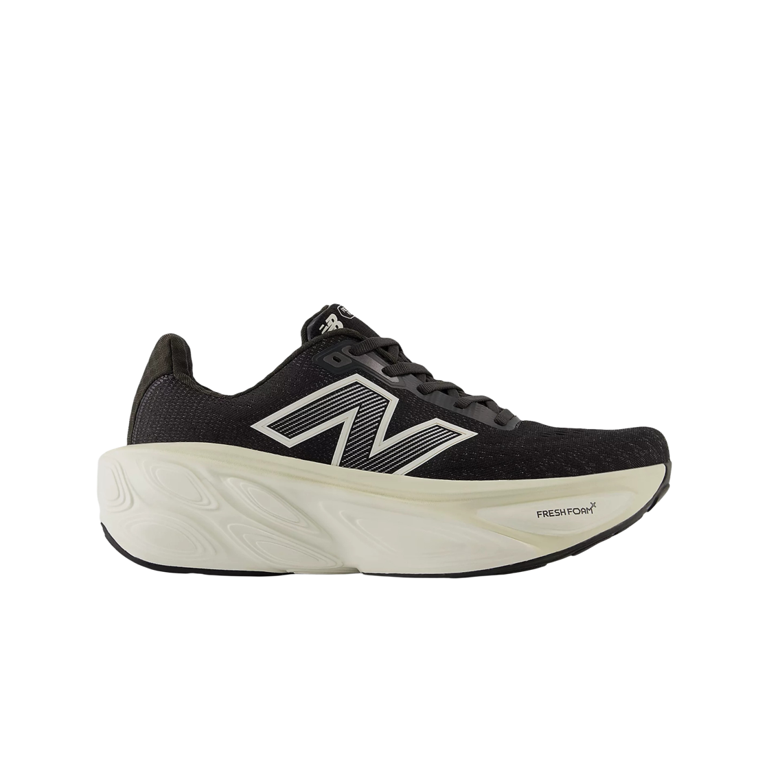 뉴발란스 프레쉬 폼 X 모어 v5 블랙 시멘트 씨 솔트 - D 스탠다드(New Balance Fresh Foam X More v5 Black Cement Sea Salt - D Standard) - 1