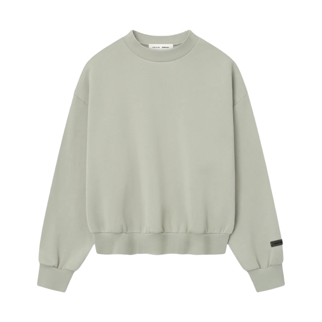 - Essentials Classic Fleece Crewneck Abbey Stone - 25SS