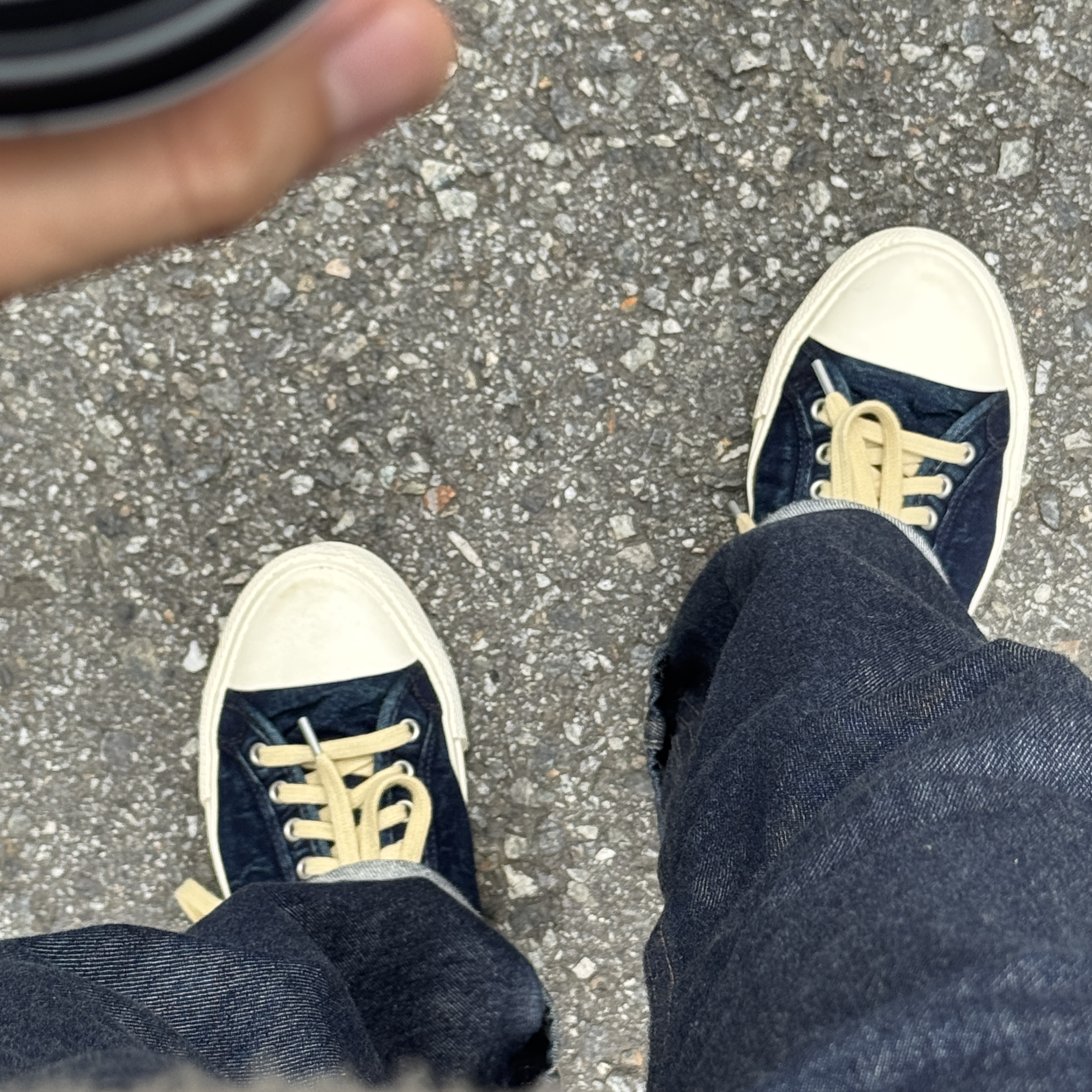 Fullcount 1101W Straight Denim One Wash Indigo Blue 착용 스타일 - 1
