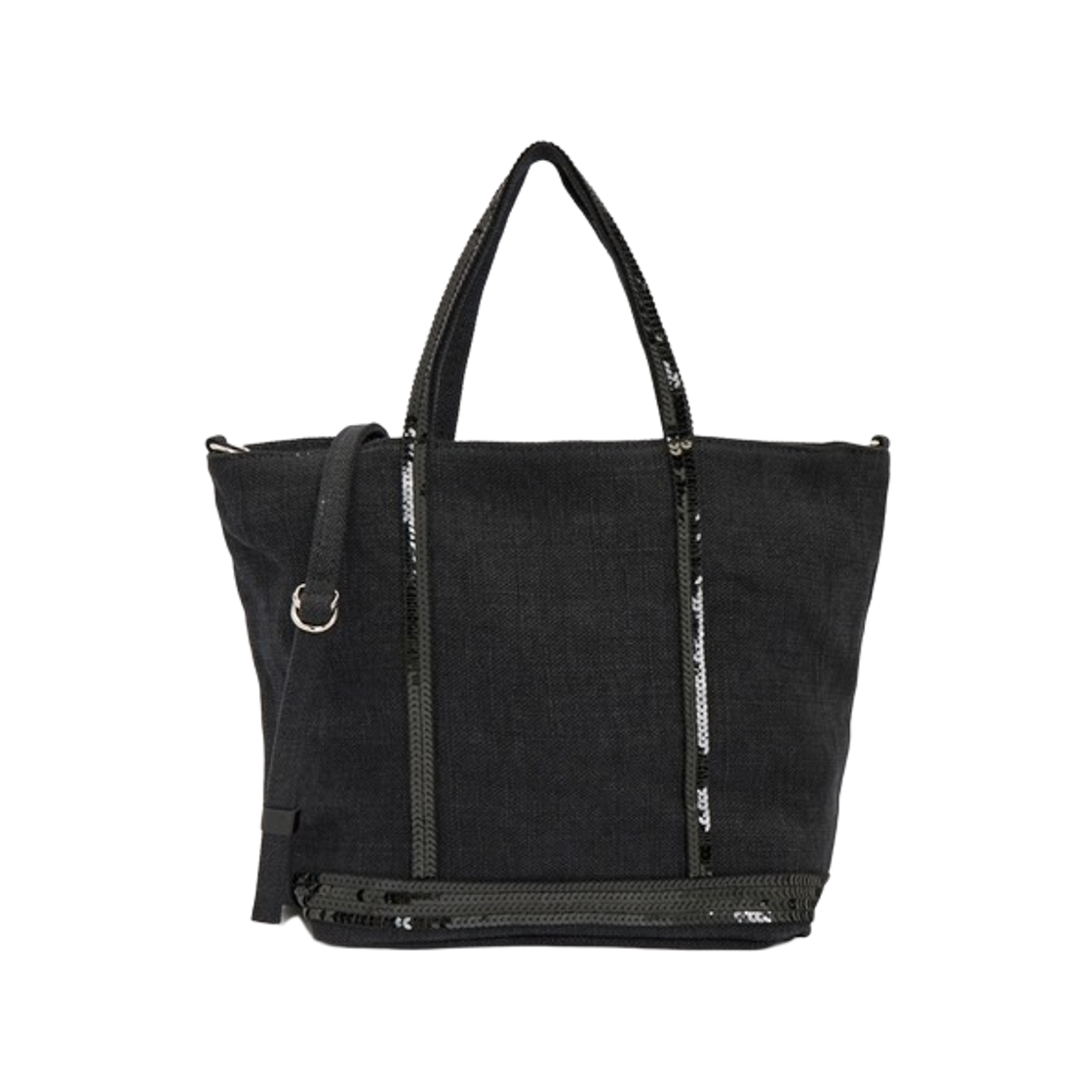 0PVE31-V40435-999 Vanessa Bruno Linen S Cabas Tote Black