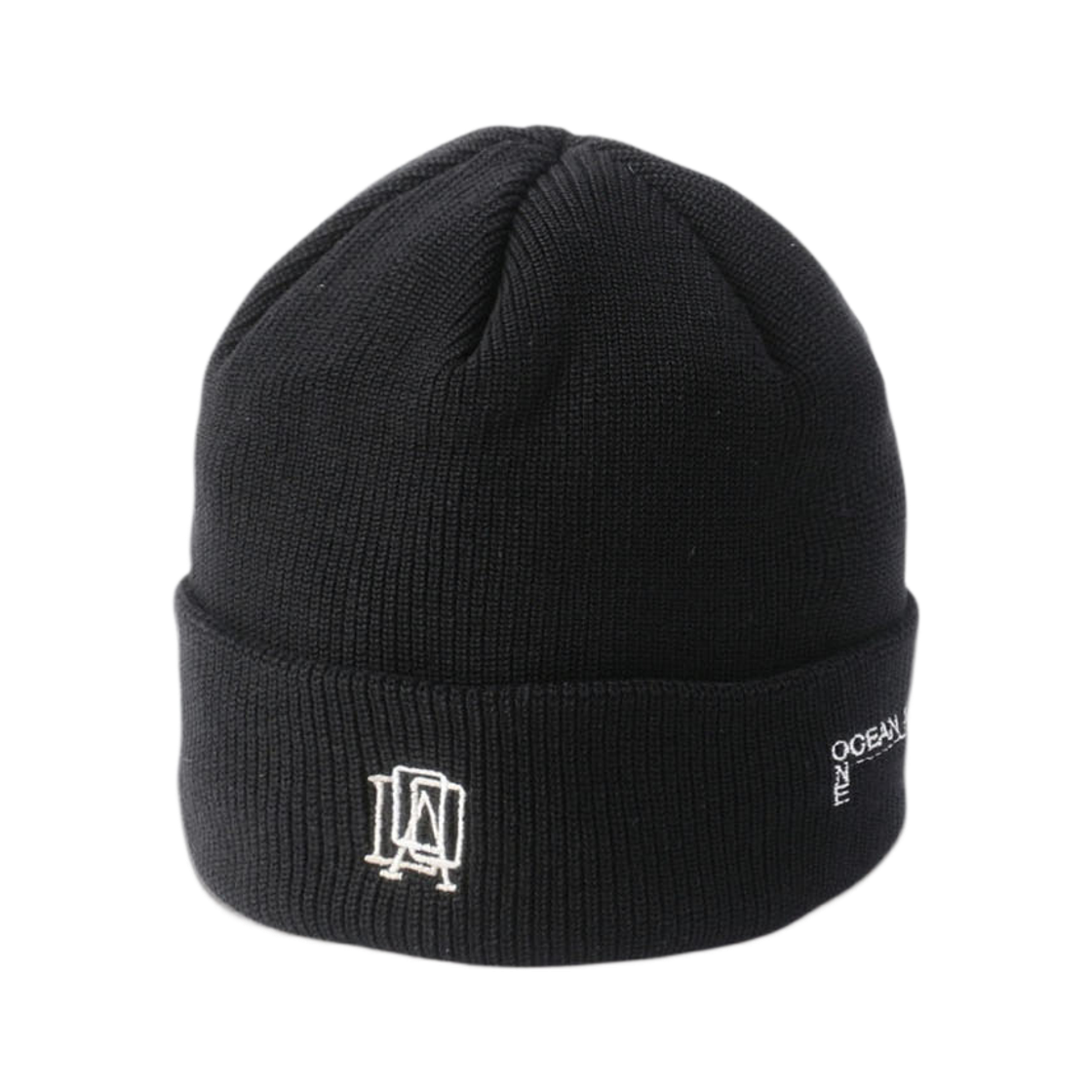S25FP017 Nanamica OOAL Knit Cap Black