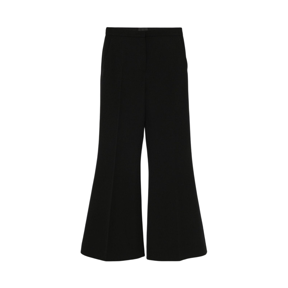 (W) 지방시 울 플레어드 트라우저 블랙((W) Givenchy Wool Flared Trousers Black)