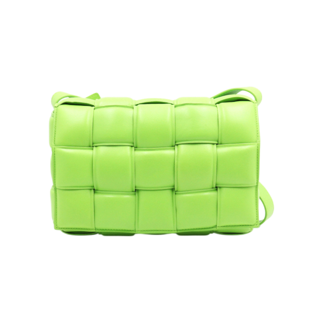 보테가 베네타 591970 그린 인트레치아토 패디드 카세트 크로스백 aa47690(Bottega Veneta Green Intrecciato Padded Cassette Crossbody Bag) - 1