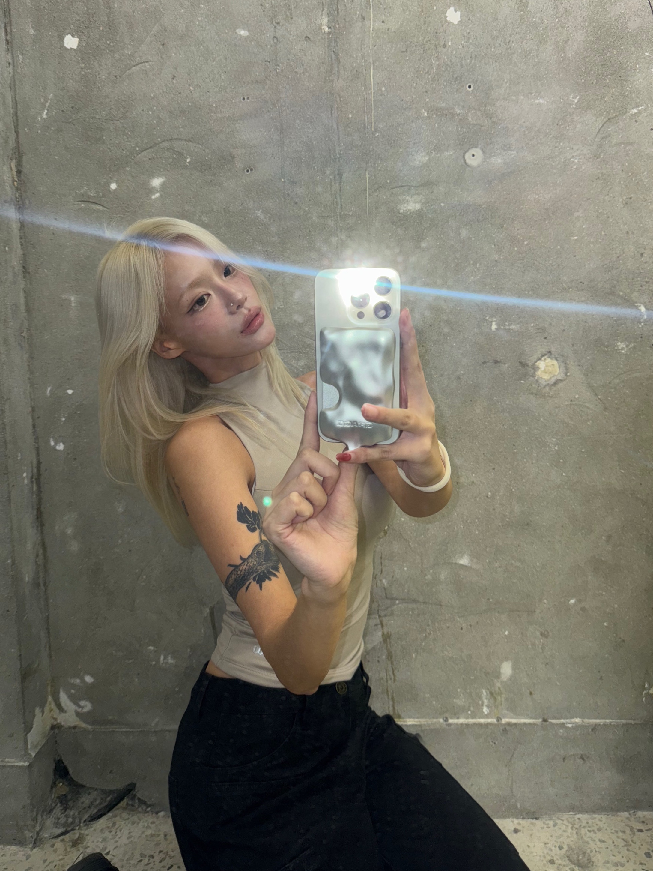 Gragg Double Layers Magsafe Card Slot - Chrome, Vacant Archive Women Fedry Work-Pants Black 착용 스타일