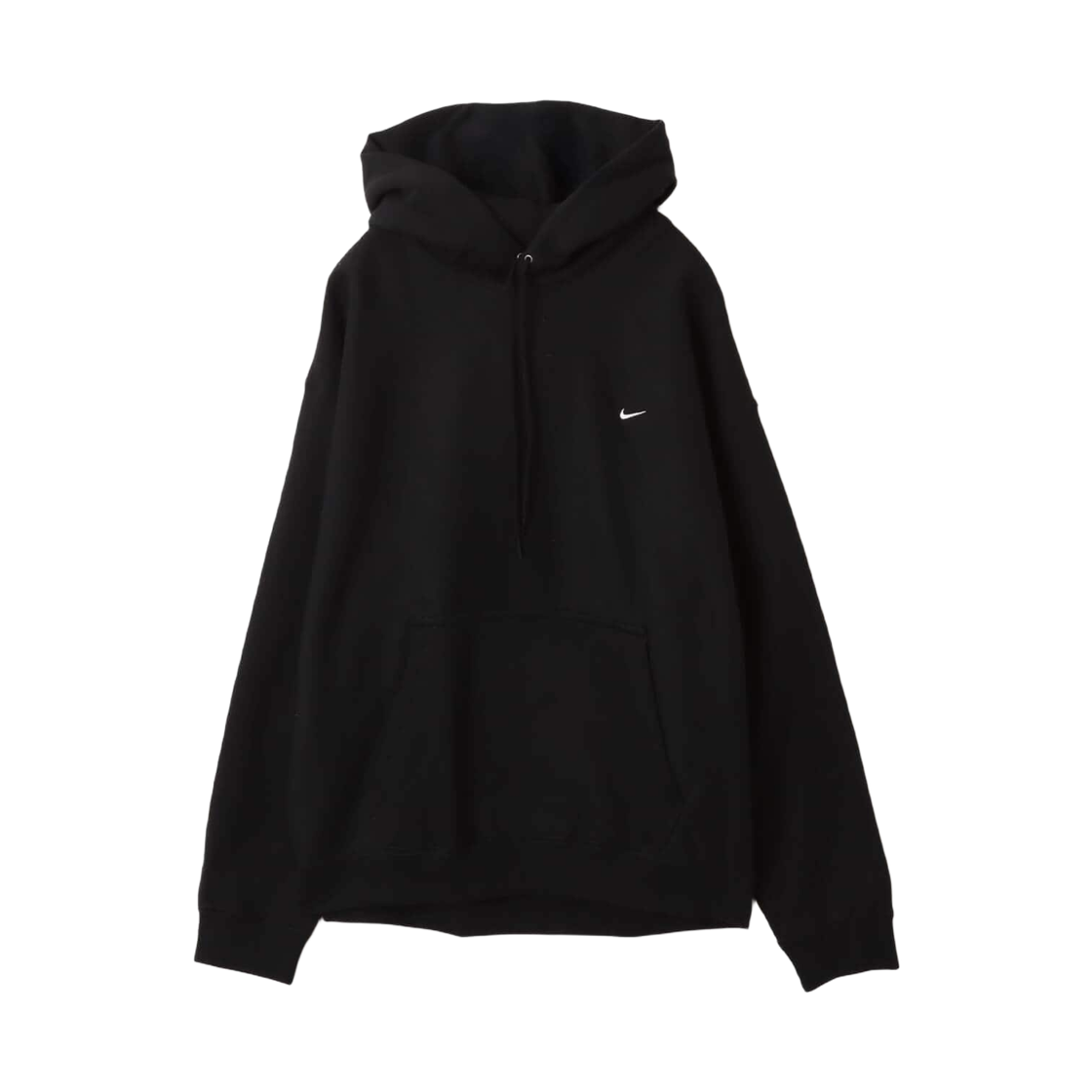 HV1083-010 Nike Solo Swoosh Pullover Hoodie Black White - Asia