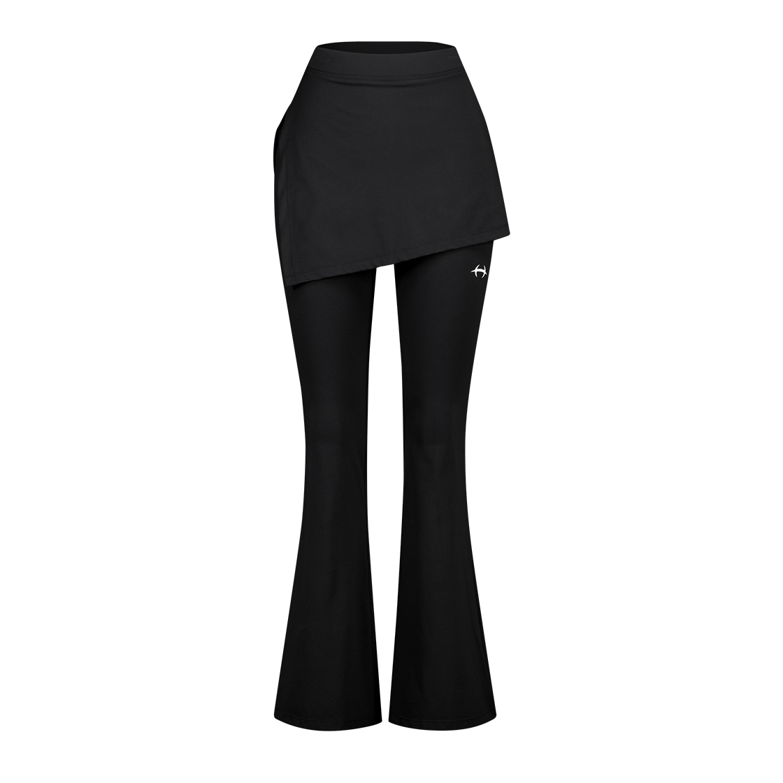 H253WLSLL080BK HDEX Womens Supple Hip Cover Leggings Black