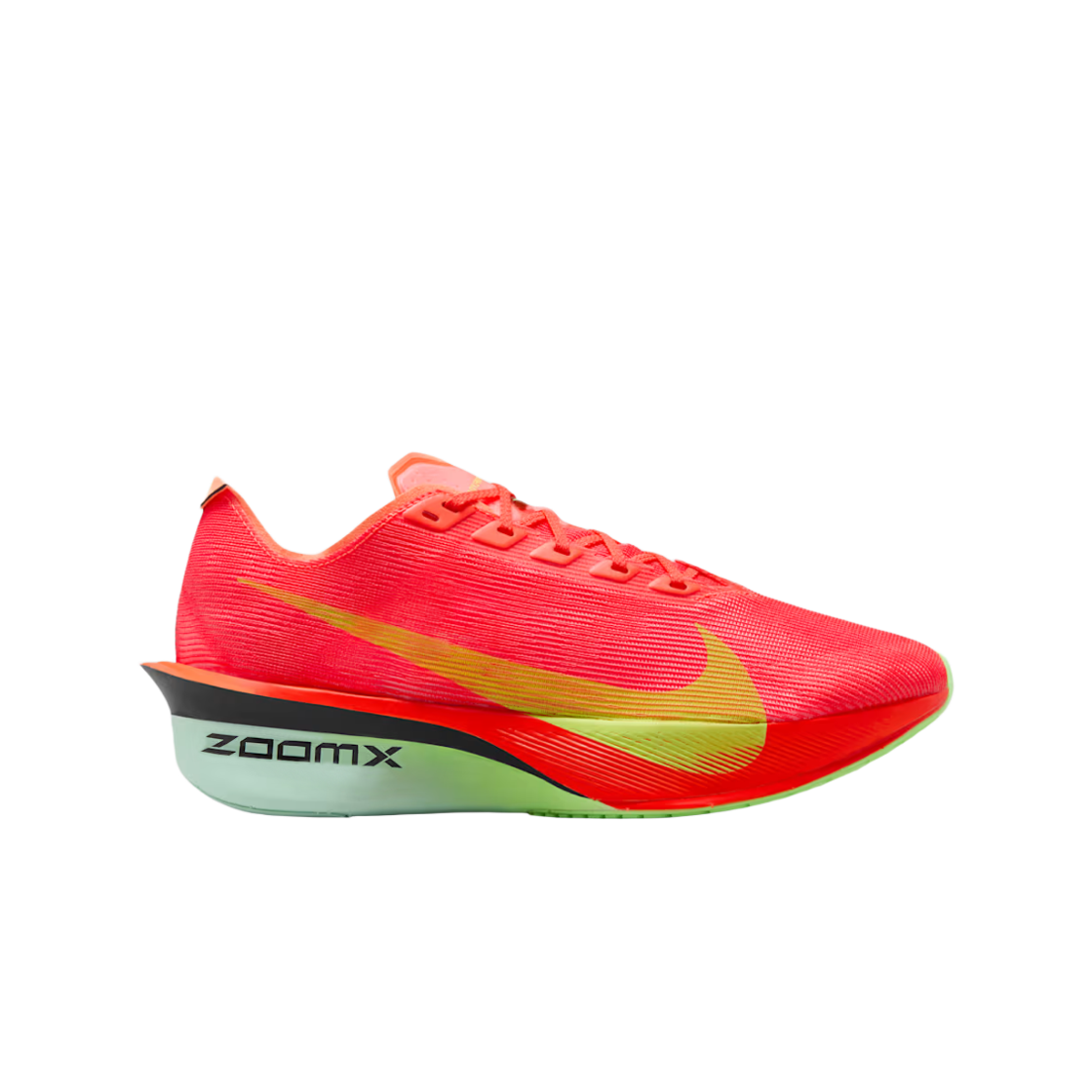 (W) 나이키 줌X 베이퍼플라이 넥스트% 4 브라이트 크림슨 라임 블라스트((W) Nike ZoomX Vaporfly Next% 4 Bright Crimson Lime Blast) - 1