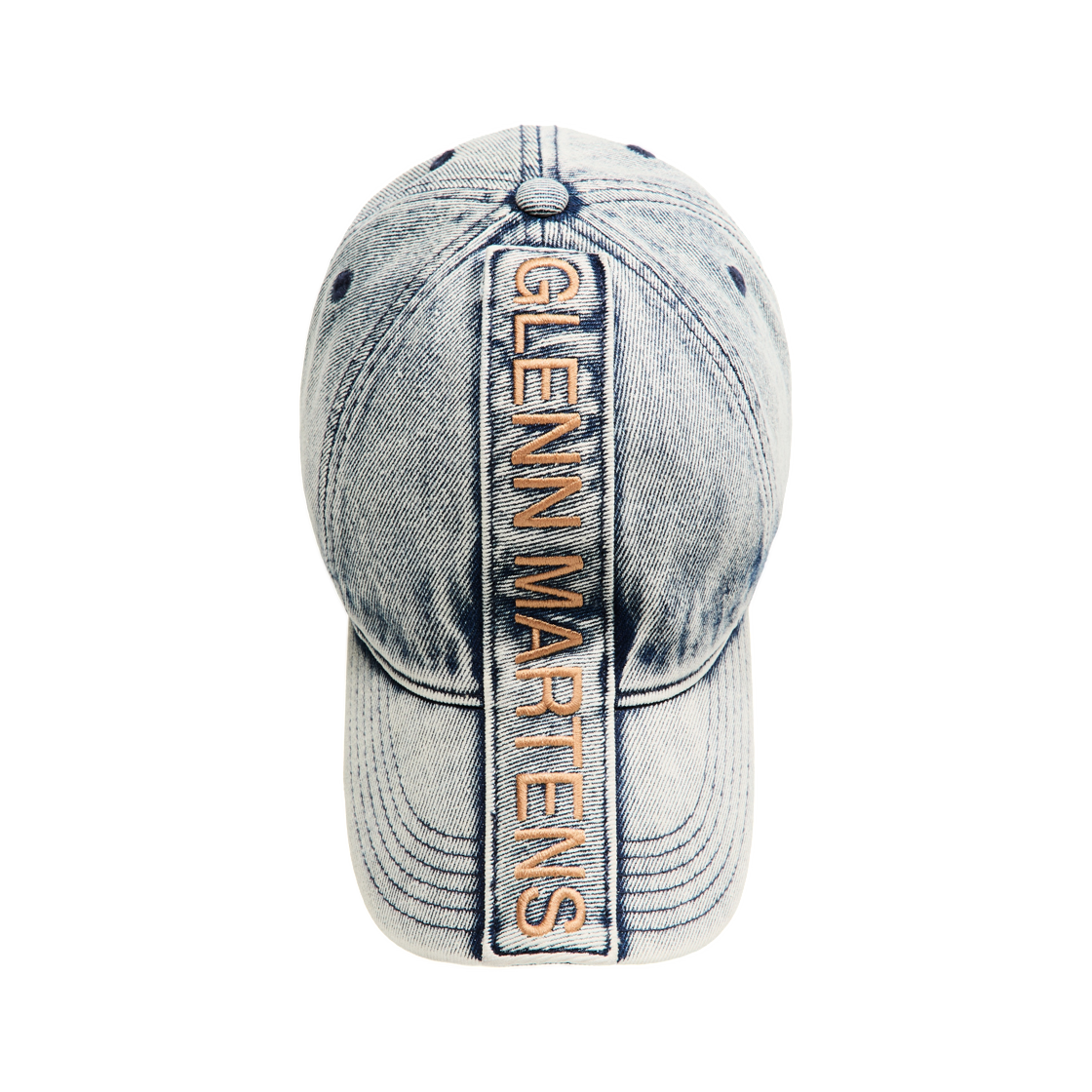 에이치앤엠 x 글렌 마틴스 디자인 디테일 데님 캡 라이트 데님 블루(H&M x Glenn Martens Design Detail Denim Cap Light Denim Blue)