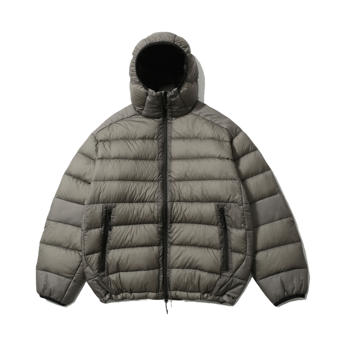 [FW25] 모이프 헬륨 후드 다운 재킷 시어 올리브