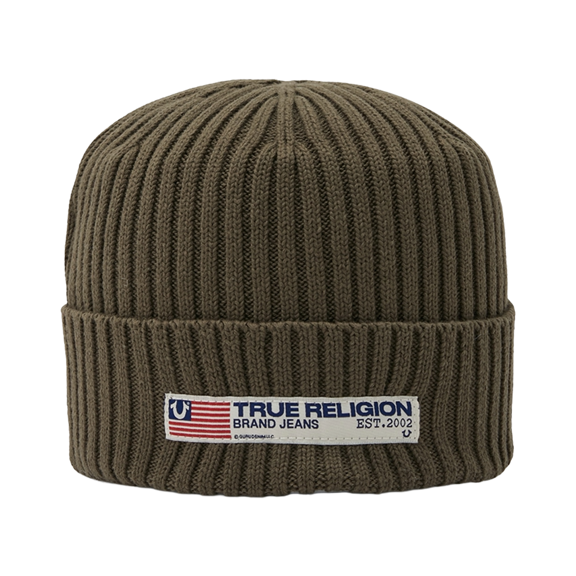 TRA4ACU101KKH True Religion TG Label Beanie_Khaki