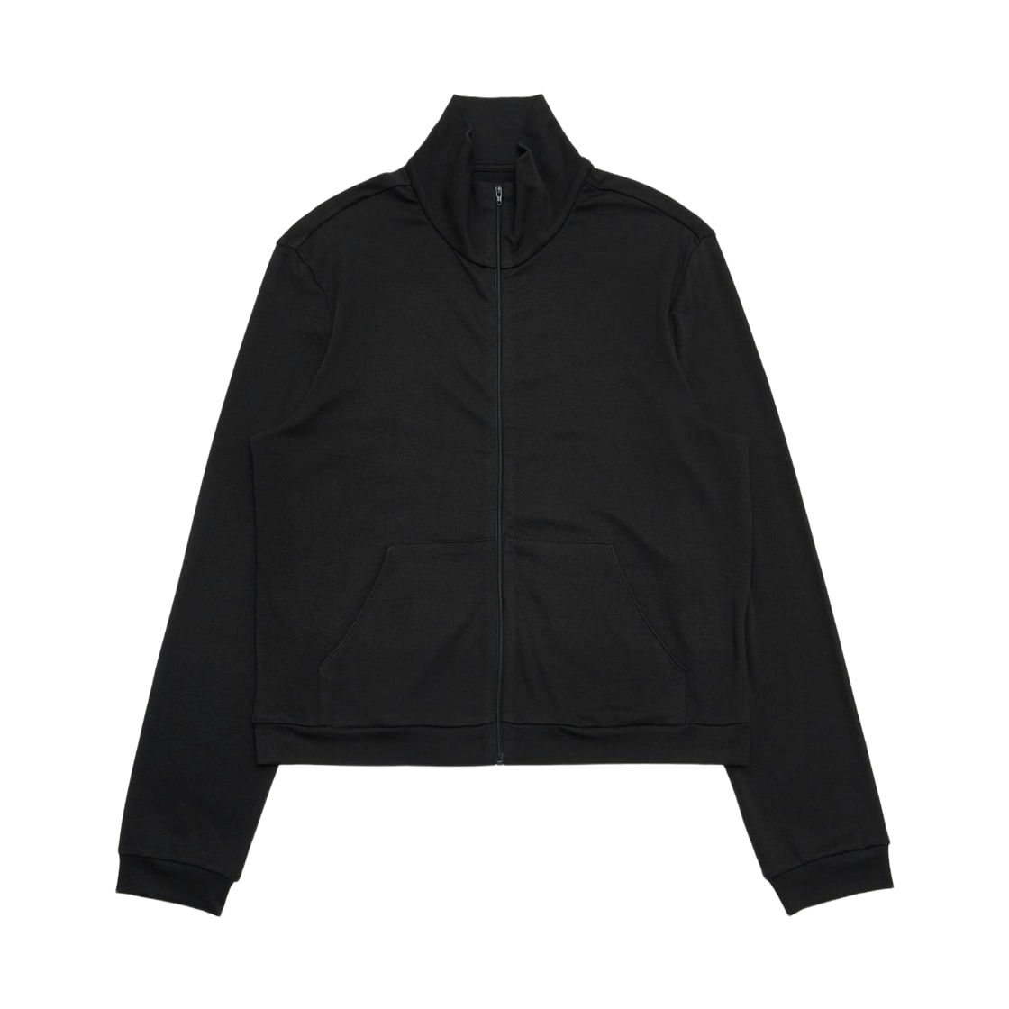 머듈 넥 집 블랙(Mudule Neck Zip Black)