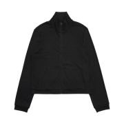 Mudule Neck Zip Black