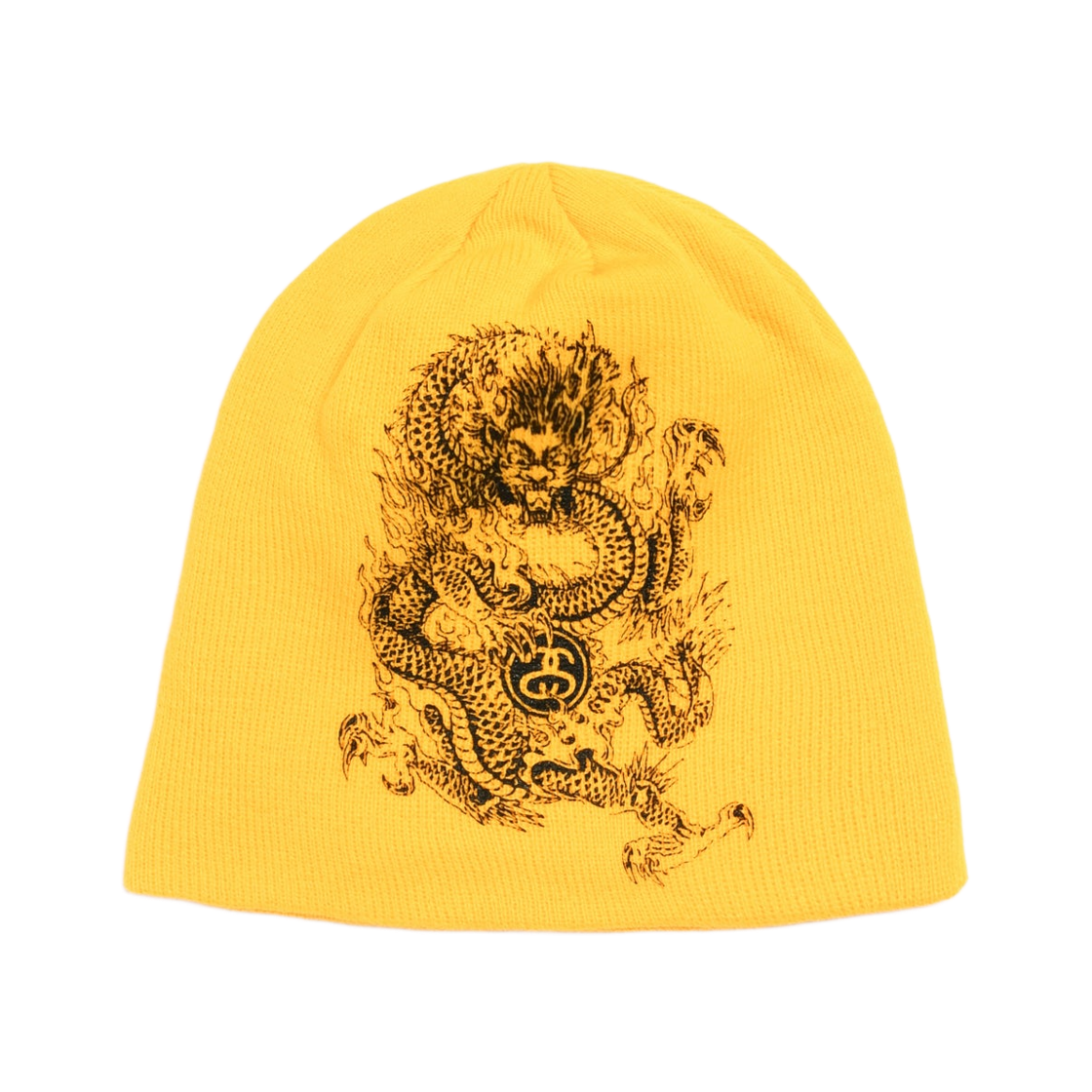 1321246 Stussy Skullcap Dragon Print Yellow