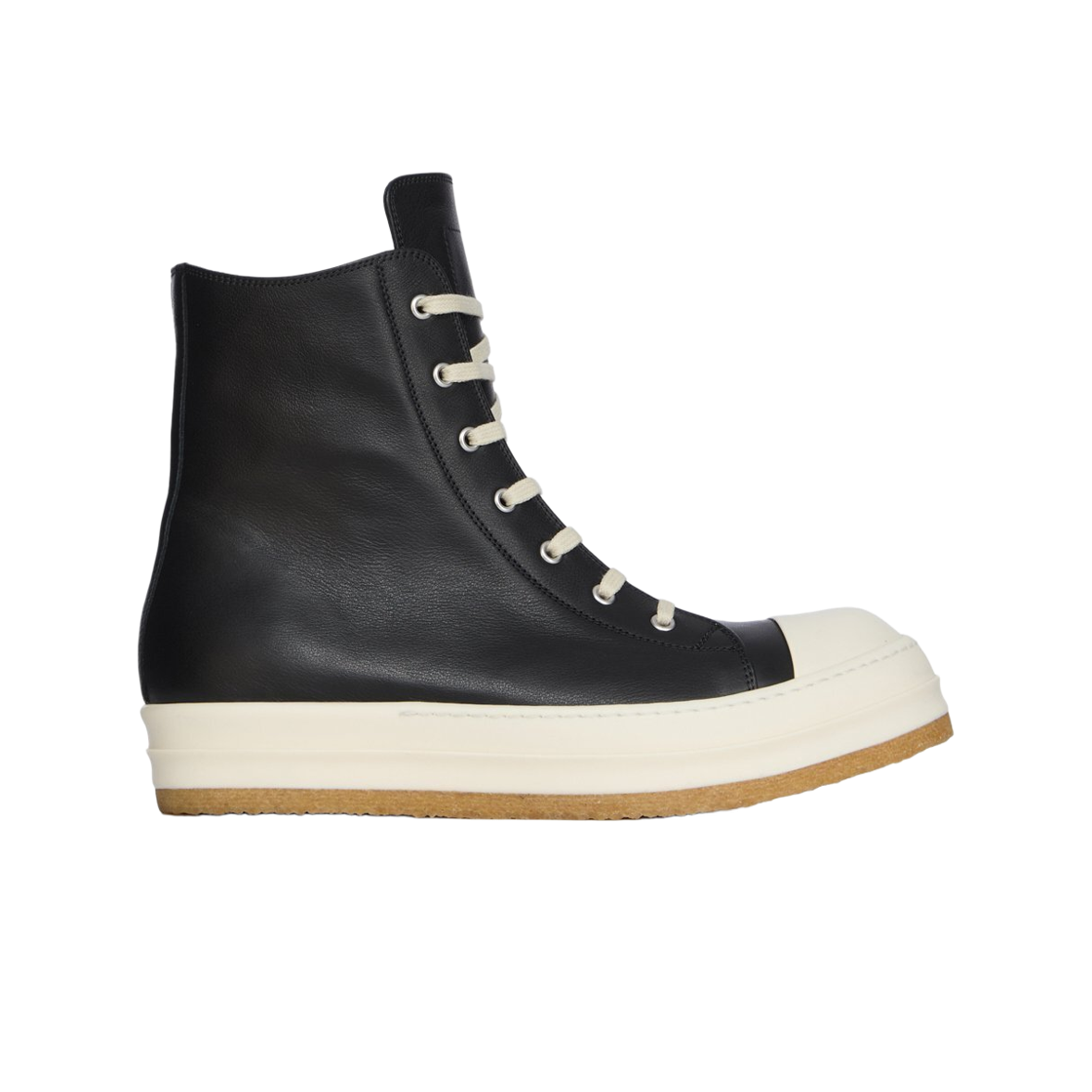 RU02E1802LCO-911 Rick Owens Creep Sneakers Black Milk