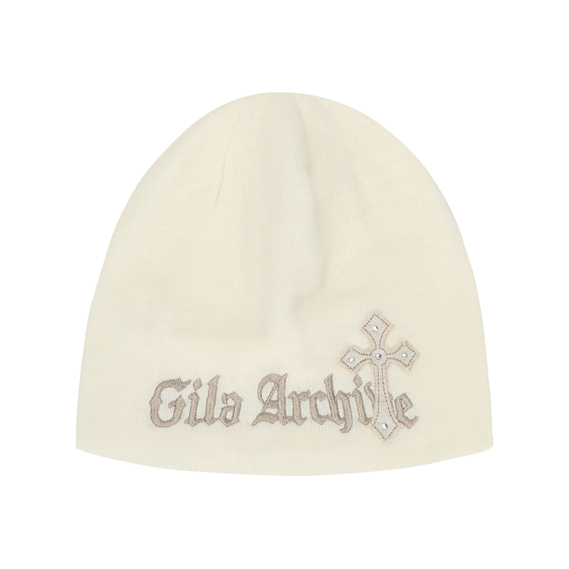 GL25WIAC03IV Gila Archive Cross Patched Logo Beanie Ivory