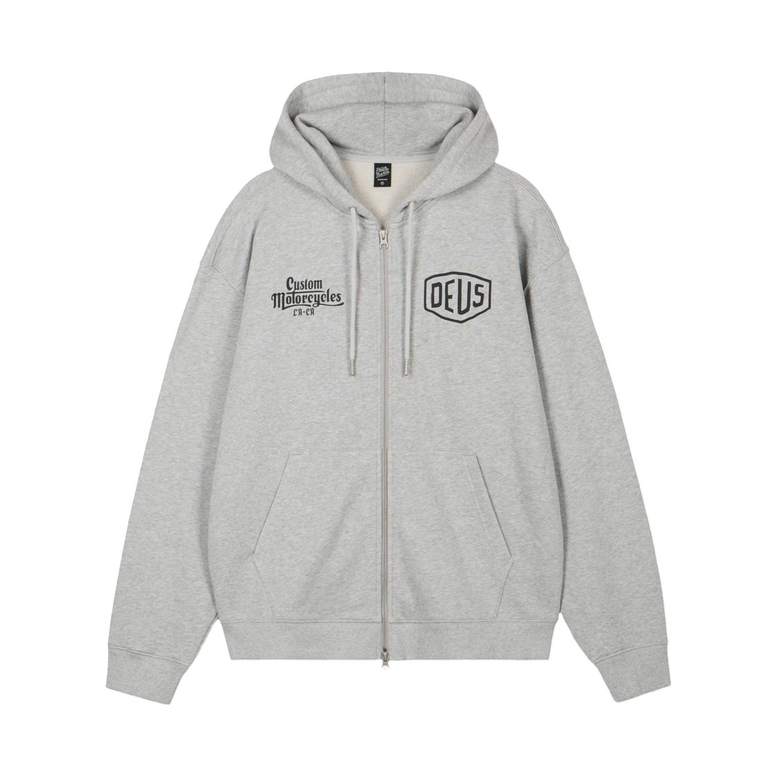 데우스 엑스 마키나 드리프터 후드 집업 미디움 그레이(Deus Ex Machina Drifter Hoodie Zip Up Medium Grey)