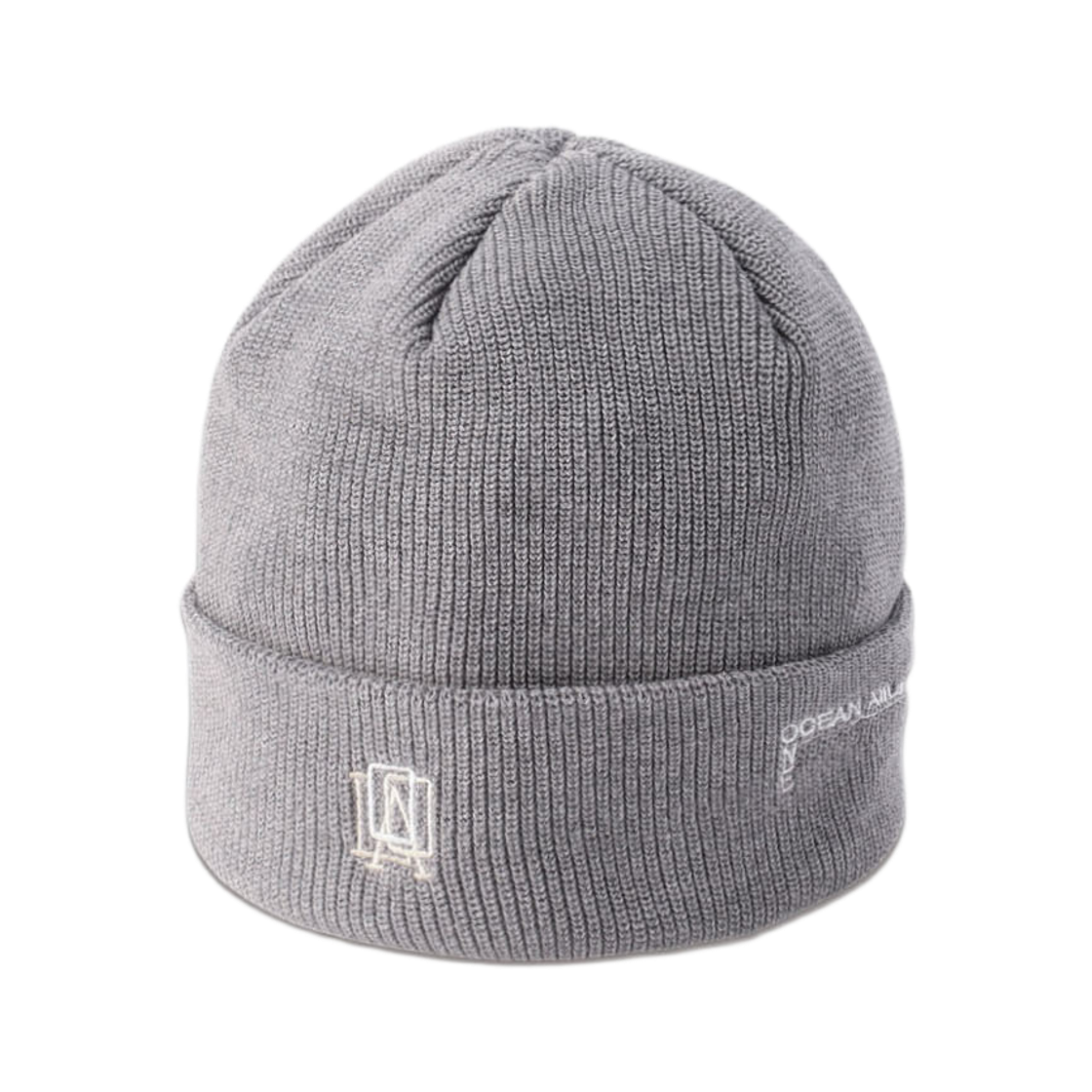 S25FP017 Nanamica OOAL Knit Cap Indigo Heather Grey