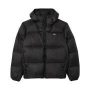 Lacoste Hooded Down Puffer Black